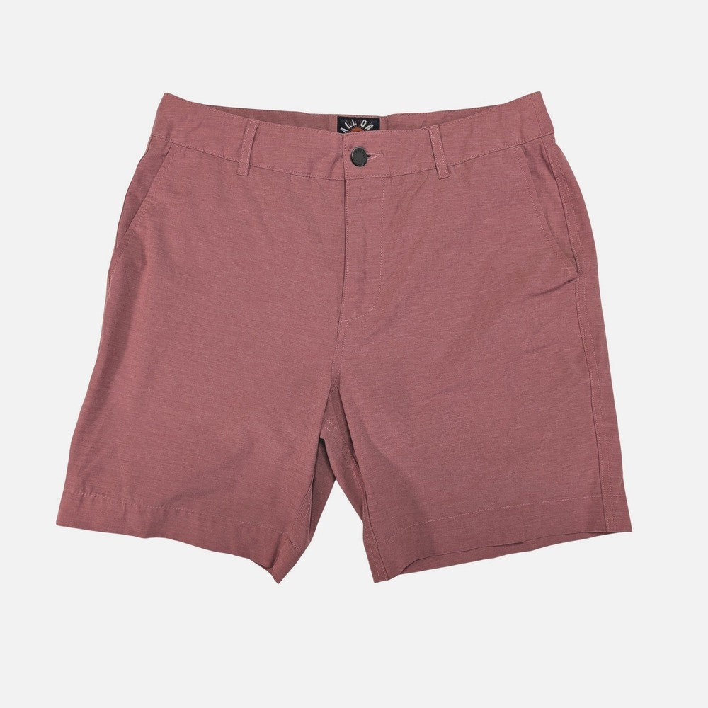 Faherty All Day Shorts 2.0 Mens 30 Rose Pink 7in Hybrid Swim Stretch